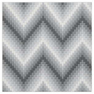 Grey Herringbone Fabric
