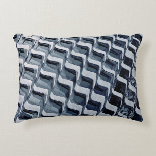 Grey high-rise building decorative cushion