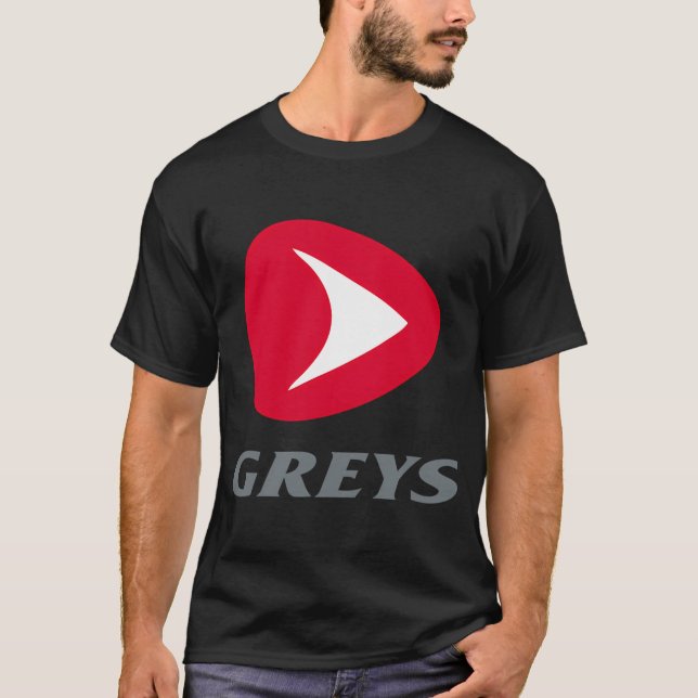 grey hook up gear for big fish T-Shirt (Front)