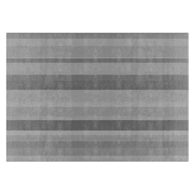 Grey horizontal stripes cutting board (Front)