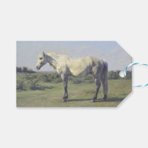 Grey Horse in a Field (by Rosa Bonheur) Gift Tags
