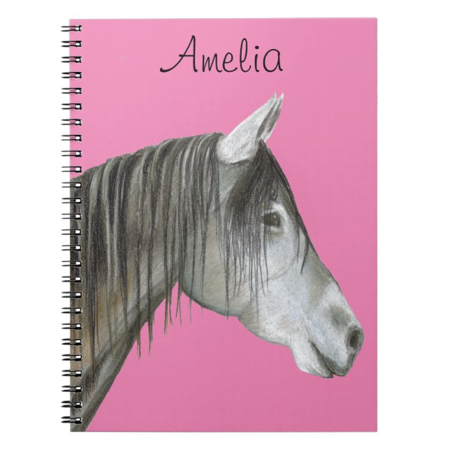 Grey Horse Notebook (Front)