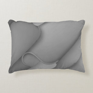 Grey Hues Modern Art Decorative Cushion