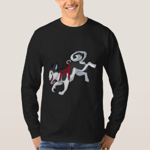 Grey Husky Running T-Shirt