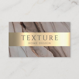 Grey Ink Pattern Marble Texture Stone Pattern Business Card