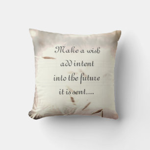 Grey inspirational design cushion