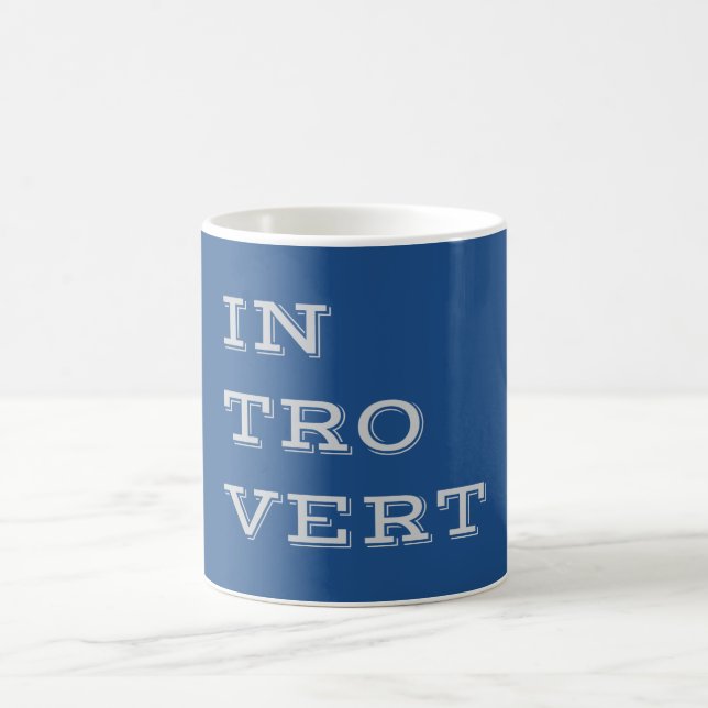 Grey Introvert Mug (Center)