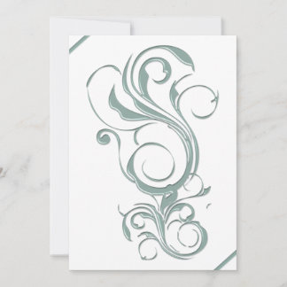 Grey Jade Embossed Look Invites