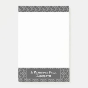 Grey Japanese Scroll Personalised Notes