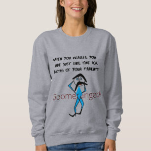 Grey 'Just Like Your Parents' Boomeranged Sweatshirt