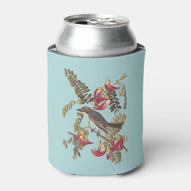 Grey Kingbird and Bible Verse Can Cooler (Can Front)