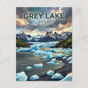 Grey Lake Beach Chile Postcard