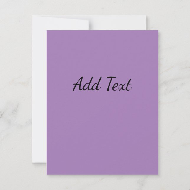 Grey Lavender Card (Front)