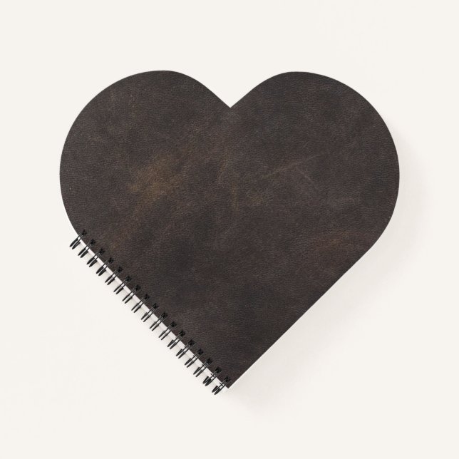 Grey leather notebook (Front)