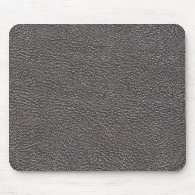 Grey leather texture mousepad (Front)
