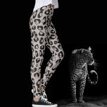 Grey Leopard Safari Print Leggings<br><div class="desc">Grey Safari leopard print leggings are a bold and fashionable choice with a vivid grey background and an intricate leopard print pattern. The unique combination of the striking grey colour and the classic leopard print creates a captivating fusion of modern and animalistic aesthetics. These leggings are versatile, suitable for both...</div>