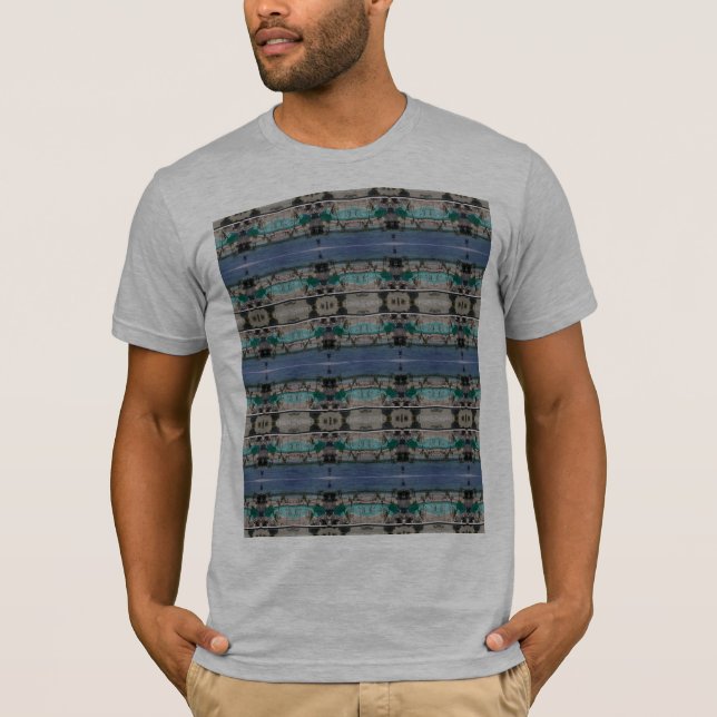 Grey light-weight t-shirt with design. TS 103 (Front)
