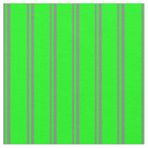 Grey & Lime Striped/Lined Pattern Fabric