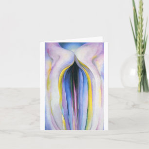 Grey Line, Georgia O'Keeffe, Card