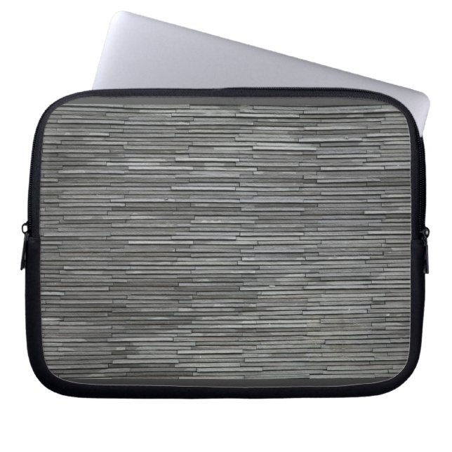 Grey line  laptop sleeve (Front)