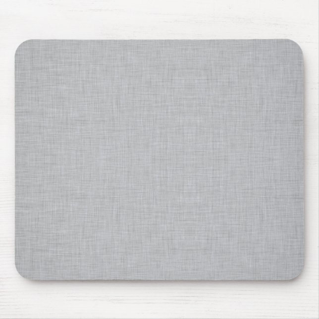 Grey Linen Mouse Pad (Front)