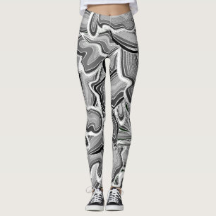 Grey Liquid Leggings