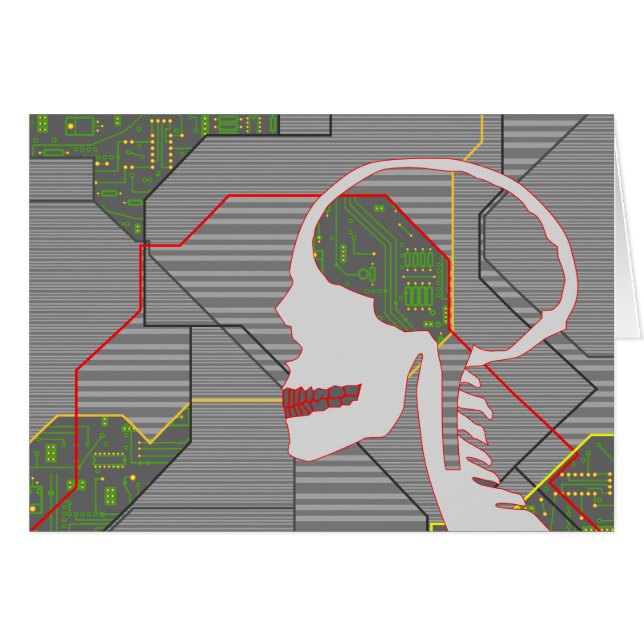grey logicskull (Front Horizontal)