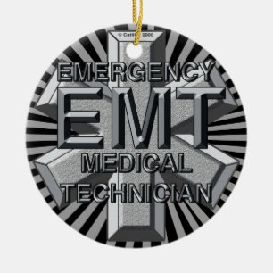 Grey Logo  EMT Ornament