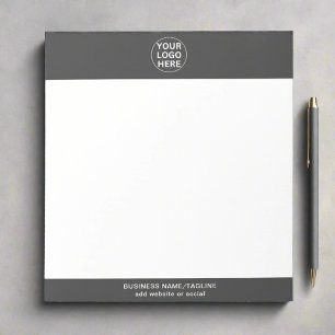 Grey Logo l Professional Business Corporate  Notepad