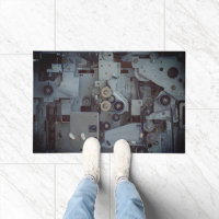 Grey Machinery Mechanical Robotic Funny Cool Geeky