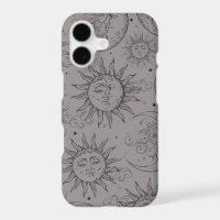 Grey Magic Vintage Celestial Sun Moon Stars