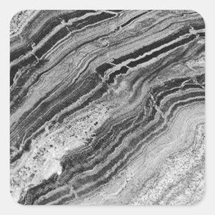 Grey Marble Blank Template, Customise Square Sticker