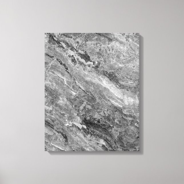 Grey marble canvas print (Front)