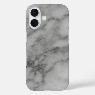 Grey Marble iPhone 16 Case