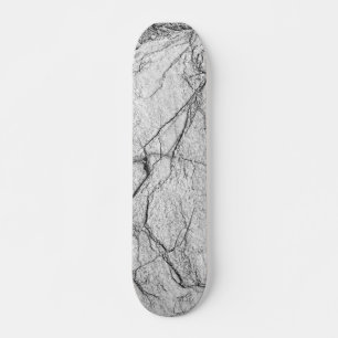 Grey Marble Dappled Concrete Skateboard