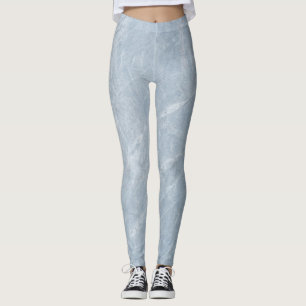 Grey Marble Effect Leggings