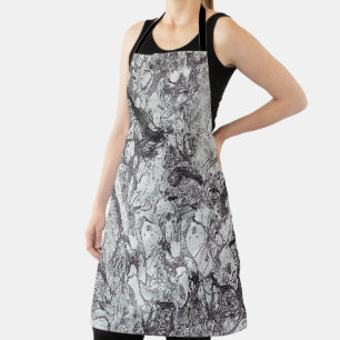 Grey Marble Look Apron