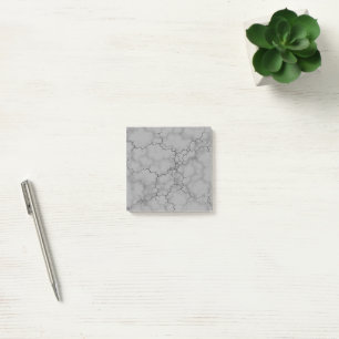 Grey Marble Pattern Post-it Notes