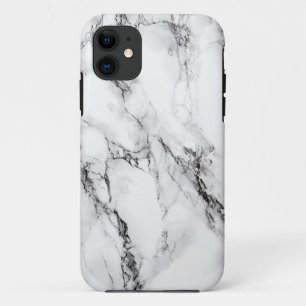 Grey Marble Stone Pattern iPhone 11 Case