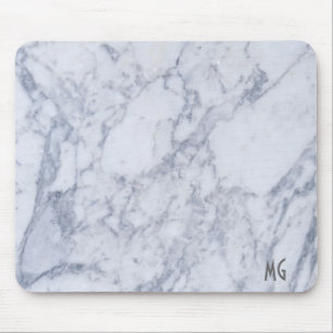 Grey Marble Stone Pattern Mouse Pad