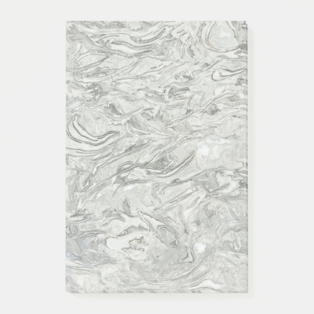 Grey marble surface pattern post-it notes (Front)