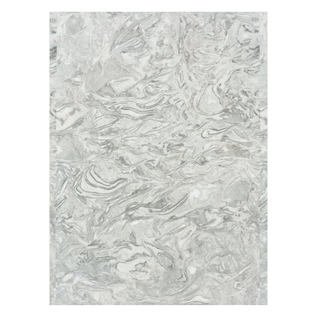 Grey marble surface pattern tablecloth (Front)
