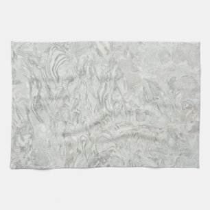 Grey marble surface pattern tea towel