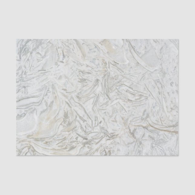 Grey marble surface pattern tissue paper (Front)