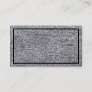 Grey Marble Textured Business Card