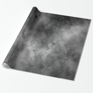 Grey Marble Vintage Steampunk Wrapping Paper