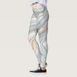 Grey Marbled Abstract Design Leggings<br><div class="desc">Grey Marbled Abstract Design. Artist: Megan Meagher. Image ID: 90591FN.</div>