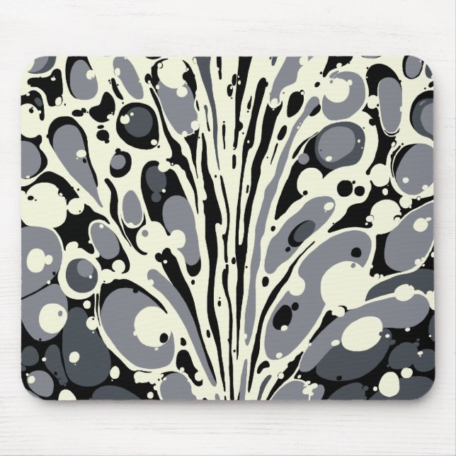 Grey Marbled Mousepad (Front)