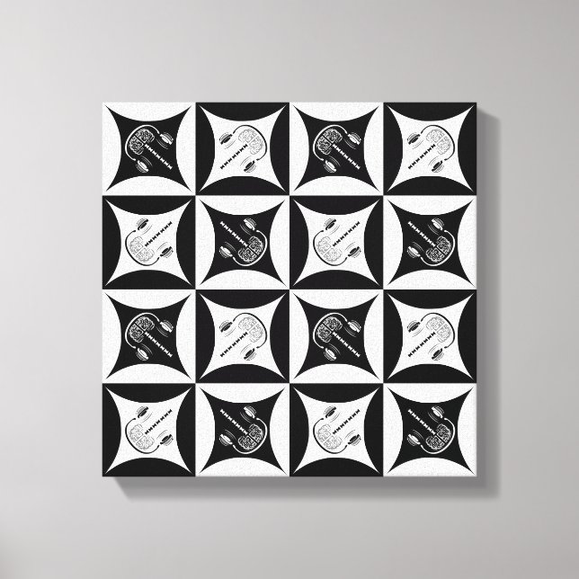 Grey Matter in the Hole in the Barn Door Canvas Print (Front)