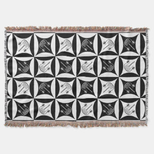 Grey Matter in the Hole in the Barn Door Throw Blanket